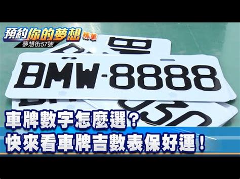 八字車牌